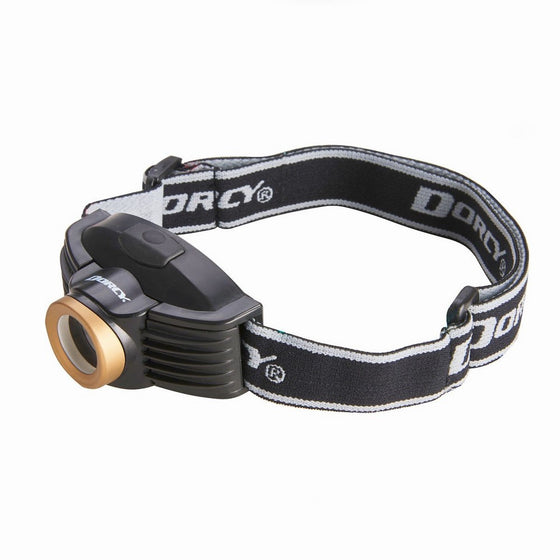 Dorcy 214-Lumen Weather Resistant Spot Beam LED Headlight, Black and Gold (41-2097)