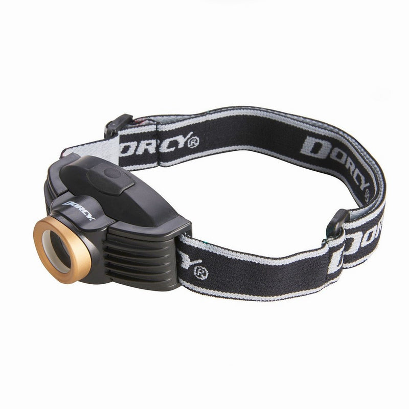 Dorcy 214-Lumen Weather Resistant Spot Beam LED Headlight, Black and Gold (41-2097)