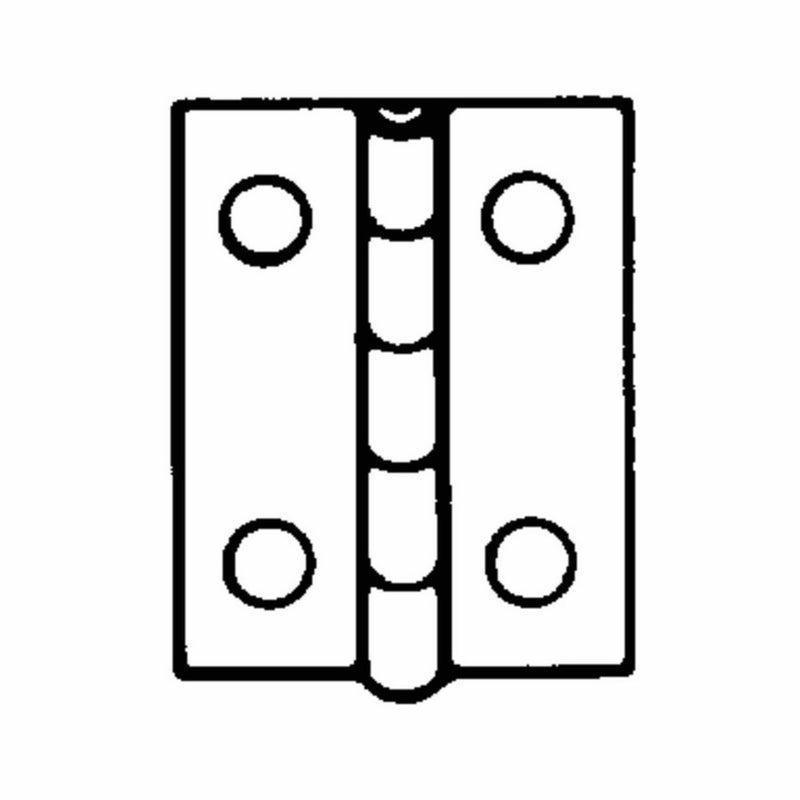 Hinge Ant Brass 2x1-3/8