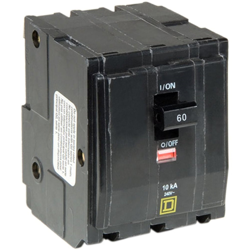Square D by Schneider Electric QO360CP QO 60 Amp Three-Pole Circuit Breaker, ,