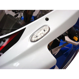 Hotbodies Racing S06GS-SIG-CLR LED Blinker/Mirror Block-Off with Clear Lens