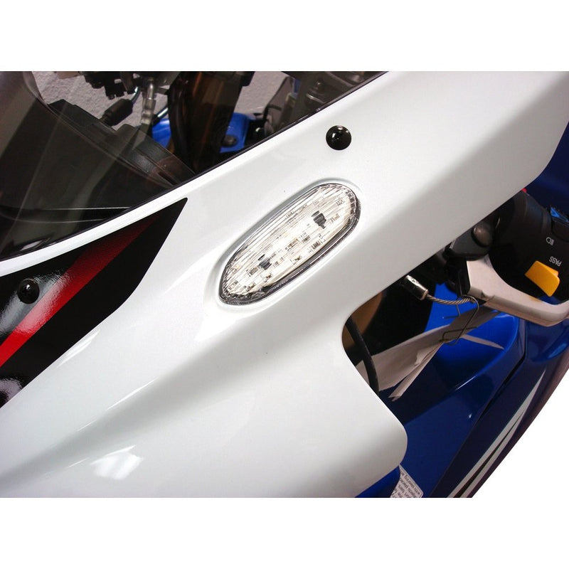 Hotbodies Racing S06GS-SIG-CLR LED Blinker/Mirror Block-Off with Clear Lens