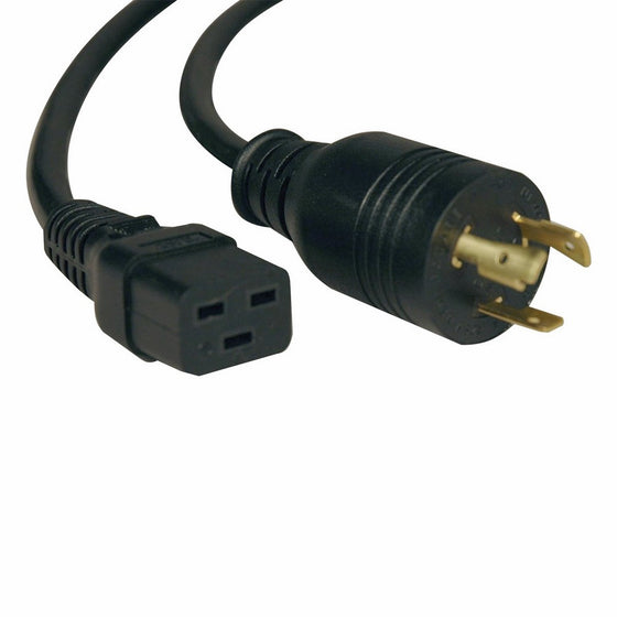 Tripp Lite Heavy-Duty Power Cord for Servers 20A, 12AWG (IEC-320-C19 to NEMA L5-20P) 10-ft.(P045-010)