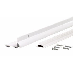 M-D Building Products 81935 36-Inch DB001 L-Shaped Door Bottom with Drip Cap, White
