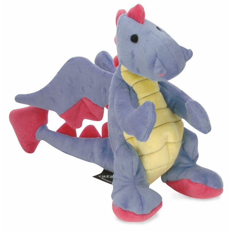 goDog Dragons Periwinkle Dog Toy with Chew Guard Technology, Large