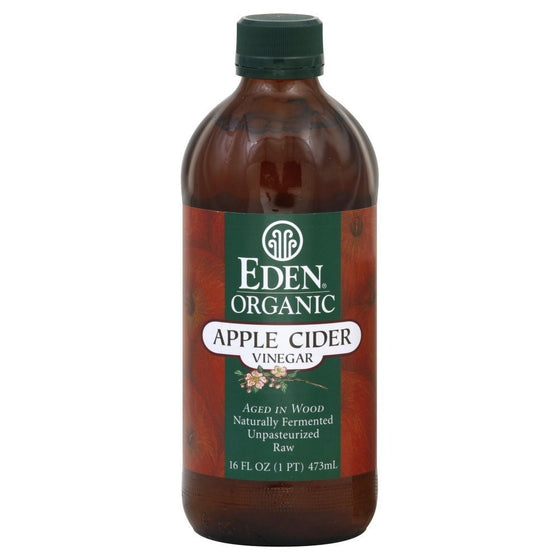 Eden Foods Organic Apple Cider Vinegar, 16 Ounce - 12 per case.