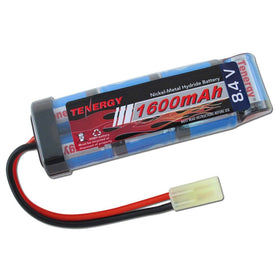 8.4V 1600mAh NiMH Flat Battery Pack with Mini Tamiya Female Connector Assembled with 16G Wire