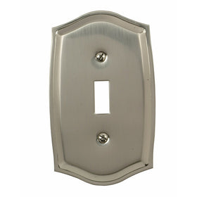 Amertac 76TN 1 Toggle Sonoma Wallplate, Polished Nickel