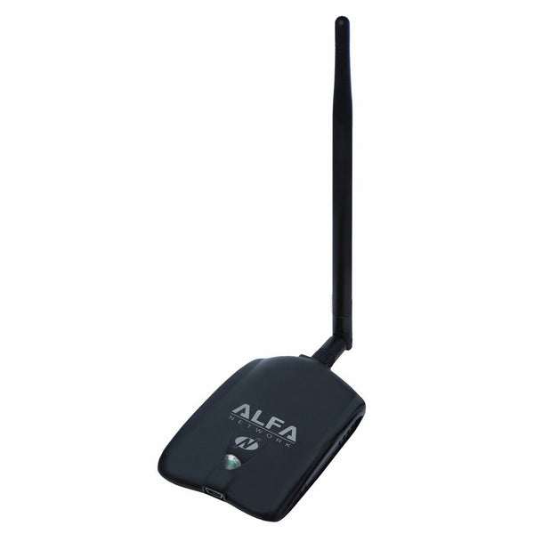 Alfa AWUS036NHA Wireless B/G/N USB Adaptor - 802.11n - 150 Mbps - 2.4 GHz - 5 dBi Antenna - Long Range - Atheros Chipset - Windows XP/Vista 64-Bit/128-Bit Windows 7 Compatible