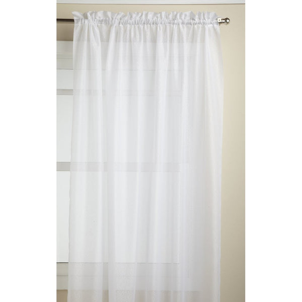 Lorraine Home Fashions Reverie 60-inch x 72-inch Tailored Panel, White