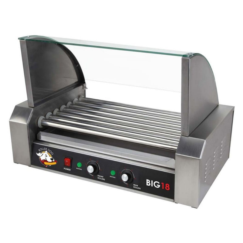 RollerDog Big 18 Stainless Steel Hotdog Roller with Drip Tray (RK4749K)