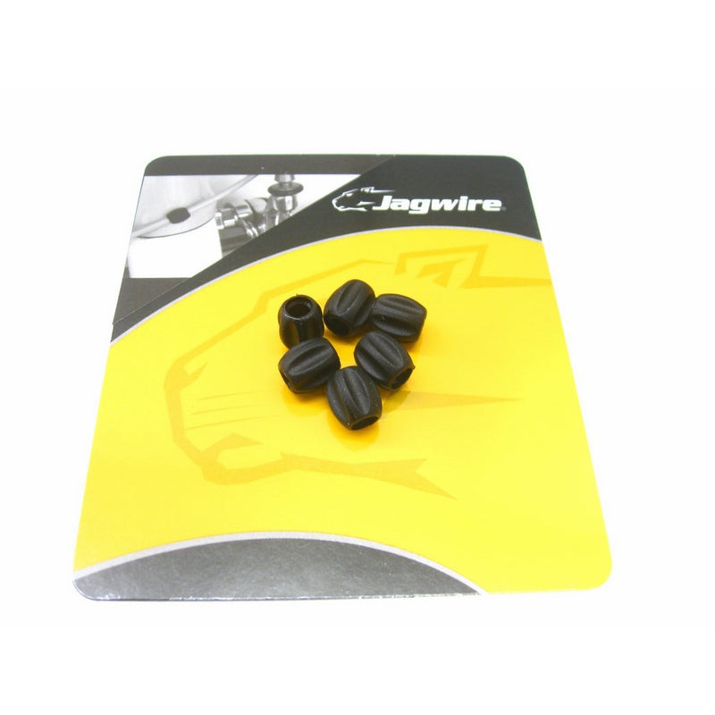 Jagwire Mini Tube Tops Black, Package Of 6