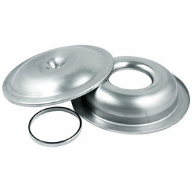 Allstar ALL26094 14" Diameter 5-1/8" Flange Plain Aluminum Carburetor Air Cleaner Kit with 1/2" Spacer