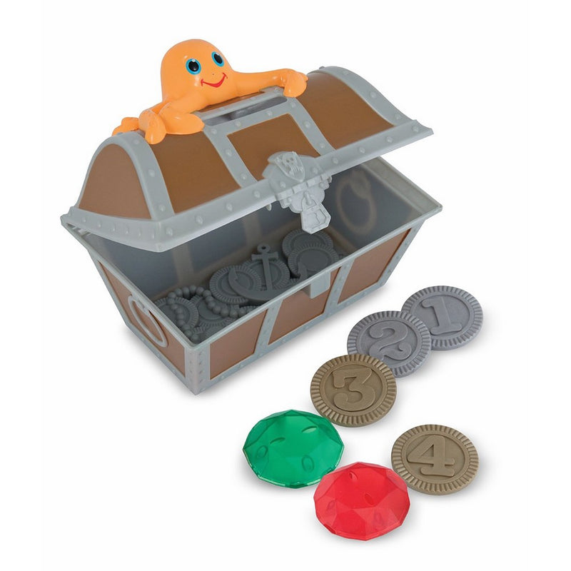 Melissa & Doug Sunny Patch Undersea Treasure Hunt Pool Game With Floating Chest and 6 Treasure Pieces