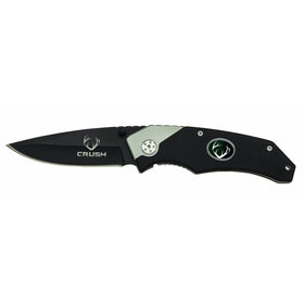 Crush 91-LT1665CP Folding Body Lock-Black Anodized Stainless