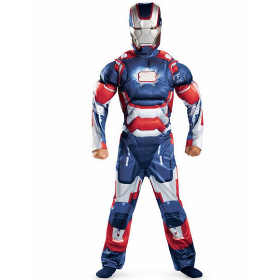 Marvel Iron Man 3 Patriot Boys Classic Muscle Costume, 10-12