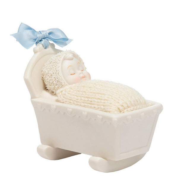 Department 56 Snowbabies Classics Rock-A-Bye Baby Boy Figurine, 3.25 inch