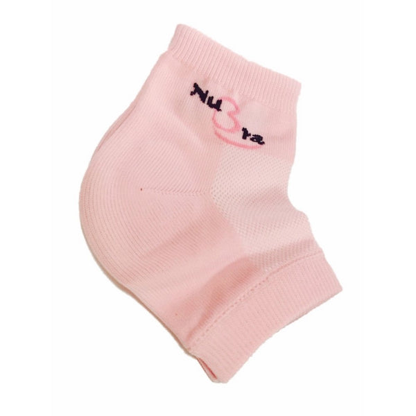 NuBra Magic Heel gel moisturizing socks - pink