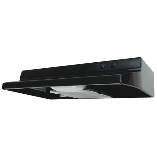 Air King QZ2306 30-Inch Quiet Zone Under Cabinet Range Hood with Infinite Speed Control, 260-CFM, Black Finish