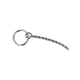 Guardian Gear X-Fine Chrome Snake-Chain Dog Collar, 14"