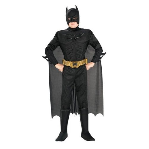 Batman Dark Knight Rises Child's Deluxe Muscle Chest Batman Costume with Mask, Small