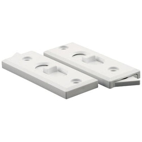 Prime-Line Products F 2627 Spring Loaded White Sliding Window Tilt Latch, 1-Pair