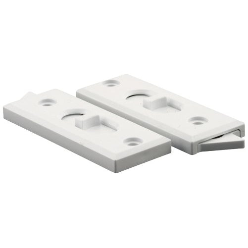 Prime-Line Products F 2627 Spring Loaded White Sliding Window Tilt Latch, 1-Pair