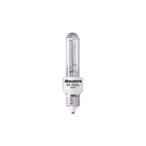 Bulbrite KX60CL/MC 60W KX-2000 Krypton/Xenon T3 Clear Bulb, Mini-Candelabra Base