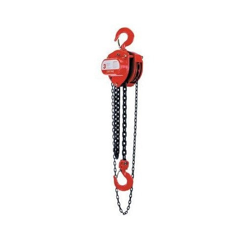 Coffing LHH-1B-15FT Steel LHH Model Hand Chain Hoist with Hook, 15' Lifting Height, 1 Ton Load Capacity