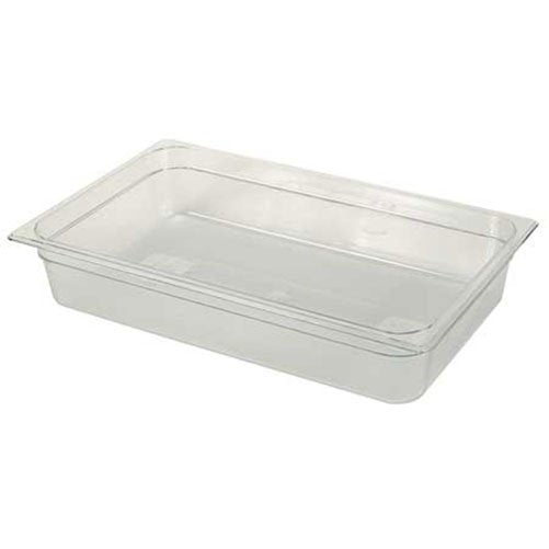 Rubbermaid Commercial Products FG118P00CLR 1/3 Size 5-3/8-Quart Cold Food Pan