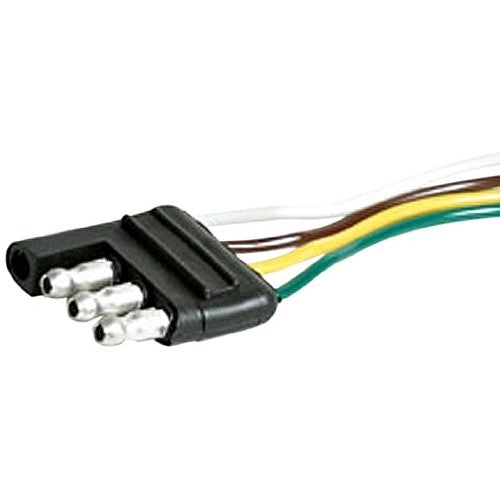 Camco 64839 12" Long 4-Way Wishbone Trailer Harness Male Plug