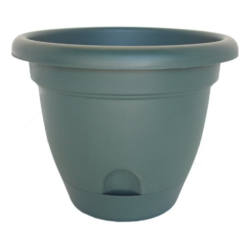 Bloem Living LP1052 Lucca Self-Watering Planter, 10-Inch, Midsummer Night