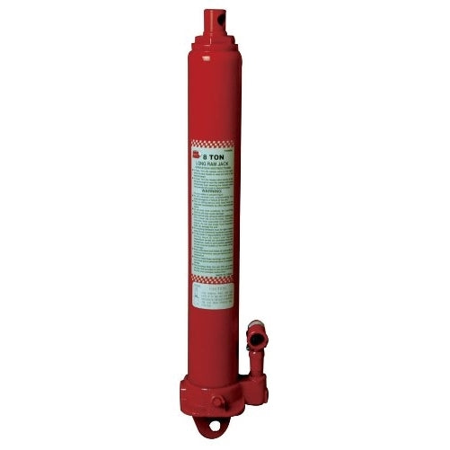 Torin Big Red Long Ram Hydraulic Jack: Single Piston, Clevis Base, 8 Ton Capacity