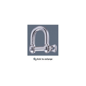 Wichard Stainless Steel Captive Pin "D" Shackle With Self-Locking Pin