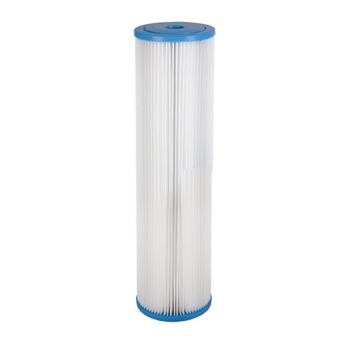 Hydronix SPC-45-2050 Polyester Pleated Filter 4.5" OD X 20" Length, 50 Micron