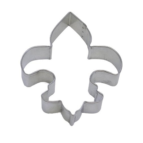 R&M Fleur De Lis 4.5" Cookie Cutter in Durable, Economical, Tinplated Steel