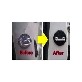 Hyundai Motors Genuine Door Striker Cover 3 PCS Set for 2010 2011 2012 2013 2014 2015 Veloster and Veloster Turbo 3 Doors
