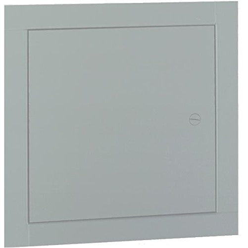 JL Industries 9TM 12" x 12" Flush Universal Access Door Panel, Gray Primer