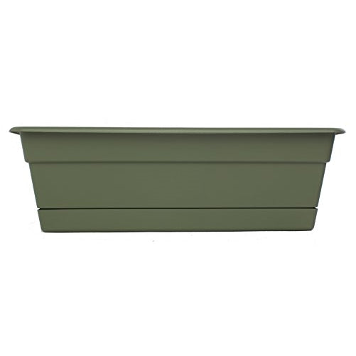 Bloem DCBT18-42 Dura Cotta Plant Window Box, 18-Inch, Living Green