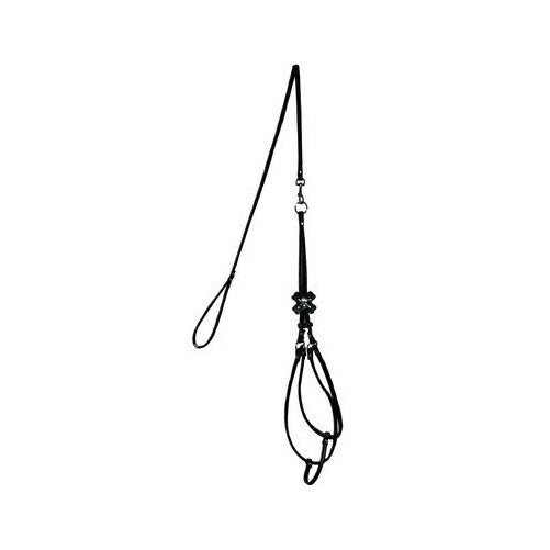 Hip Doggie Black Skull Step-in Harness, X-Small