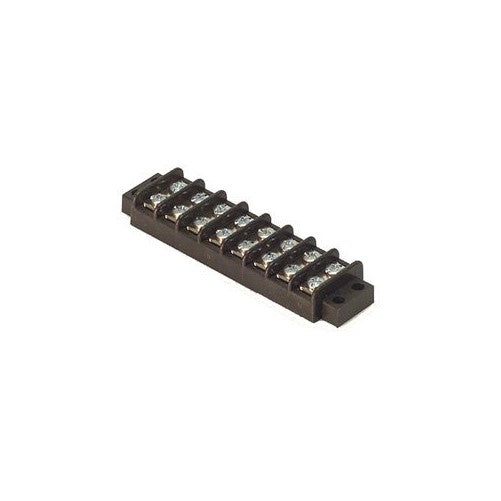 Panel Mount Barrier Terminal Block, 6 Positions, 22 AWG, 14 AWG, 30 A