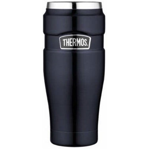 Thermos Stainless King 16-Ounce Travel Tumbler, Midnight Blue