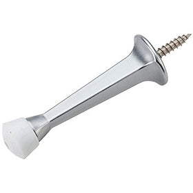 National Hardware N830-139 Rigid Square Tapered Door Stop, Satin Chrome