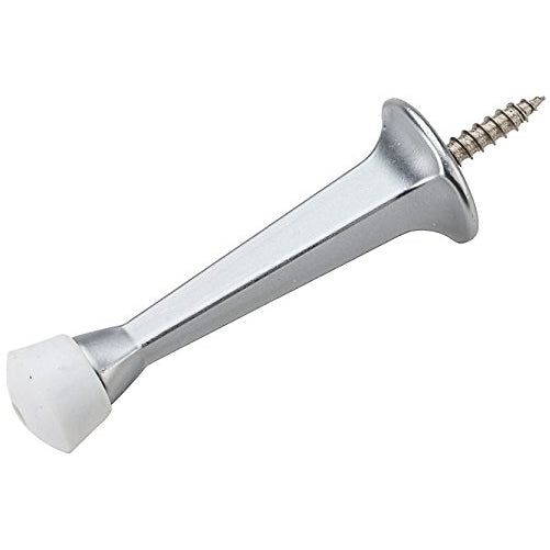 National Hardware N830-139 Rigid Square Tapered Door Stop, Satin Chrome