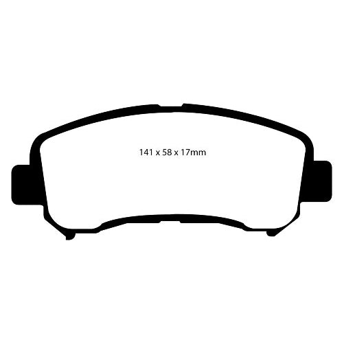 EBC Brakes DP61954 6000 Series Greenstuff Truck and SUV Brake Pad