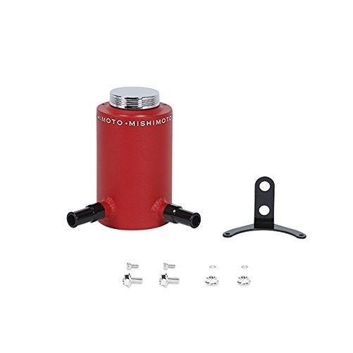 Mishimoto MMRT-PSAWRD Wrinkle Red Aluminum Power Steering Reservoir Tank
