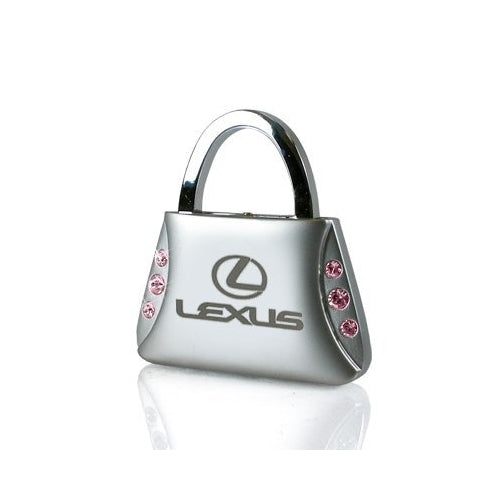 Lexus Pink Crystals Purse Key Chain