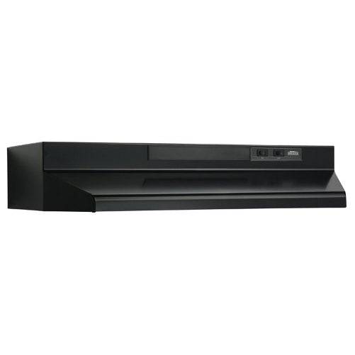 Broan F403623 Two-Speed Four-Way Convertible Range Hood, 36-Inch, Black