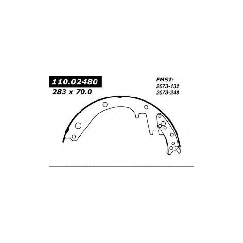 Centric Parts 111.02480 Brake Shoe
