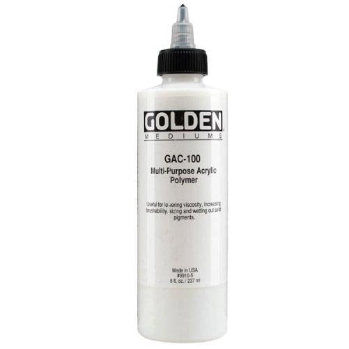 Golden Artist Colors 8 Oz Acrylic Series Gac 100 Paint Bottle